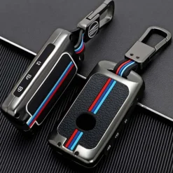 Metalen Sleutelhoesje voor Mazda grijs B3 Autosleutelhoesjes