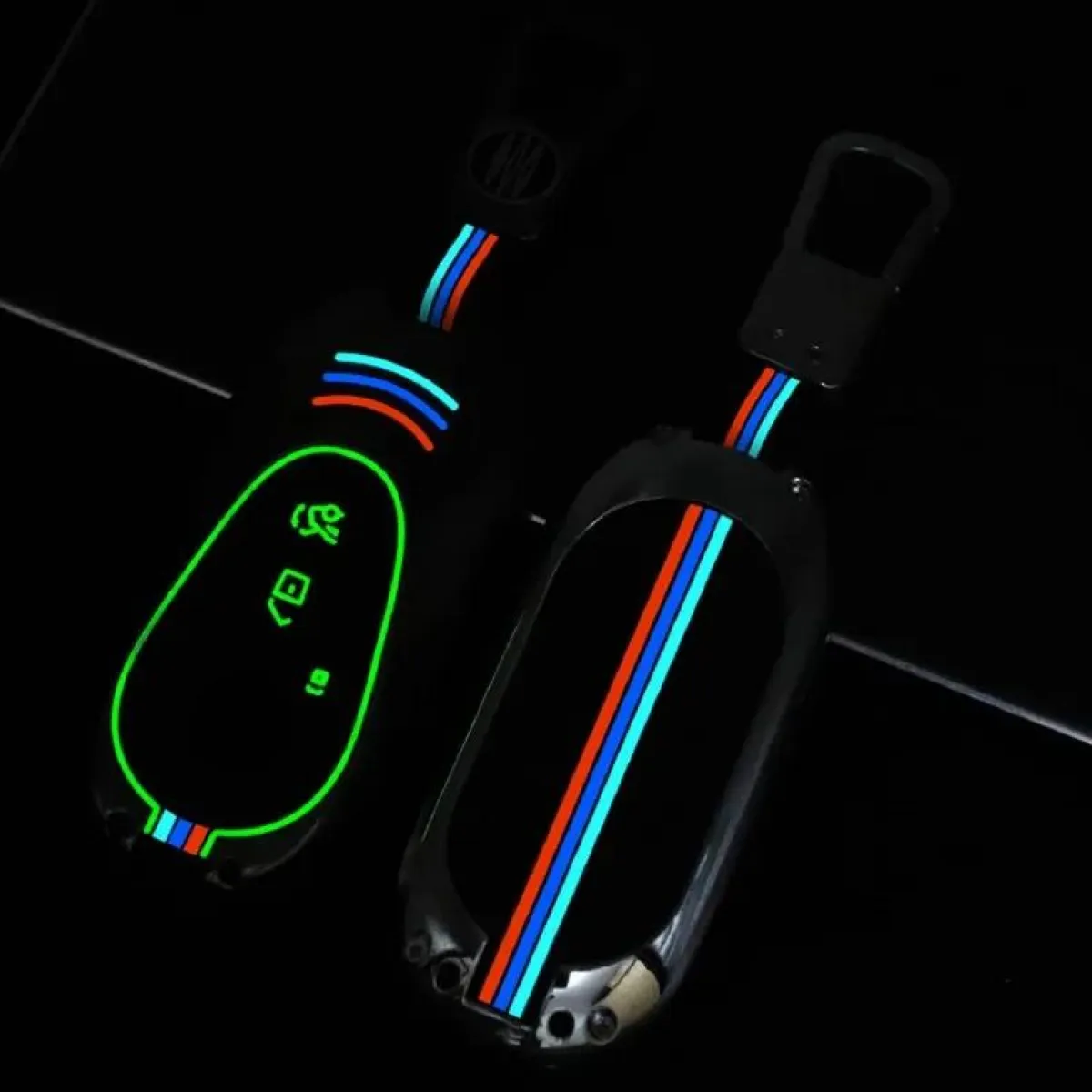 Best Metalen Sleutelhoesje voor Mercedes grijs C3 Autosleutelhoesjes