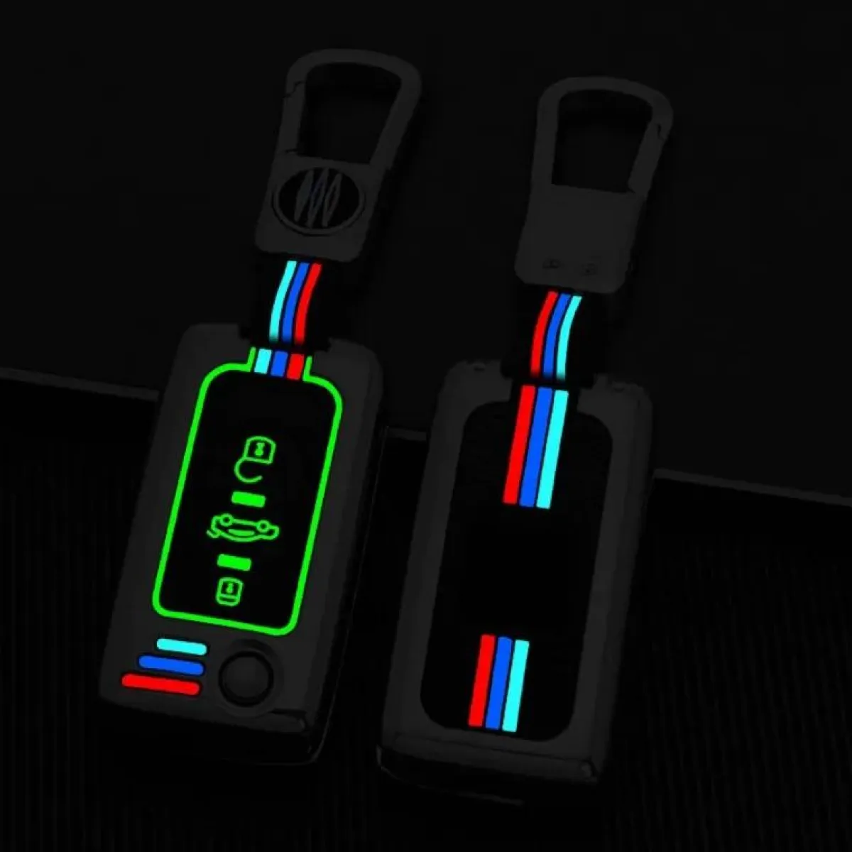 Hot Metalen Sleutelhoesje voor Peugeot grijs D3 Autosleutelhoesjes