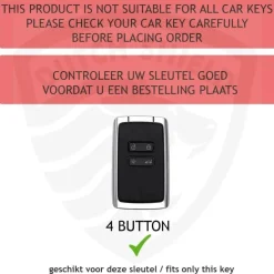 Hot Metalen Sleutelhoesje voor Renault grijs B Autosleutelhoesjes