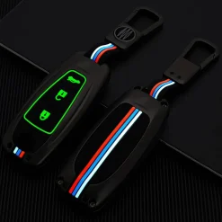 Discount Metalen Sleutelhoesje voor Suzuki grijs A3B Autosleutelhoesjes