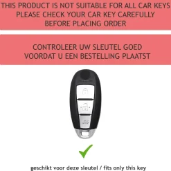 Discount Metalen Sleutelhoesje voor Suzuki grijs A3B Autosleutelhoesjes