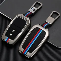 New Metalen Sleutelhoesje voor Toyota grijs A2 Autosleutelhoesjes