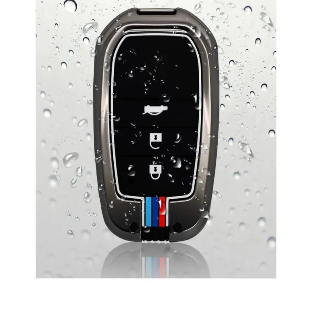 New Metalen Sleutelhoesje voor Toyota grijs A3 Autosleutelhoesjes