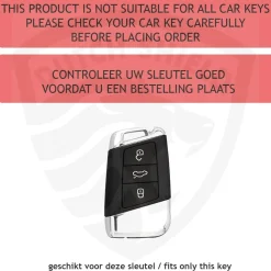 Metalen Sleutelhoesje VW - Skoda - Seat - Cupra D3 Autosleutelhoesjes