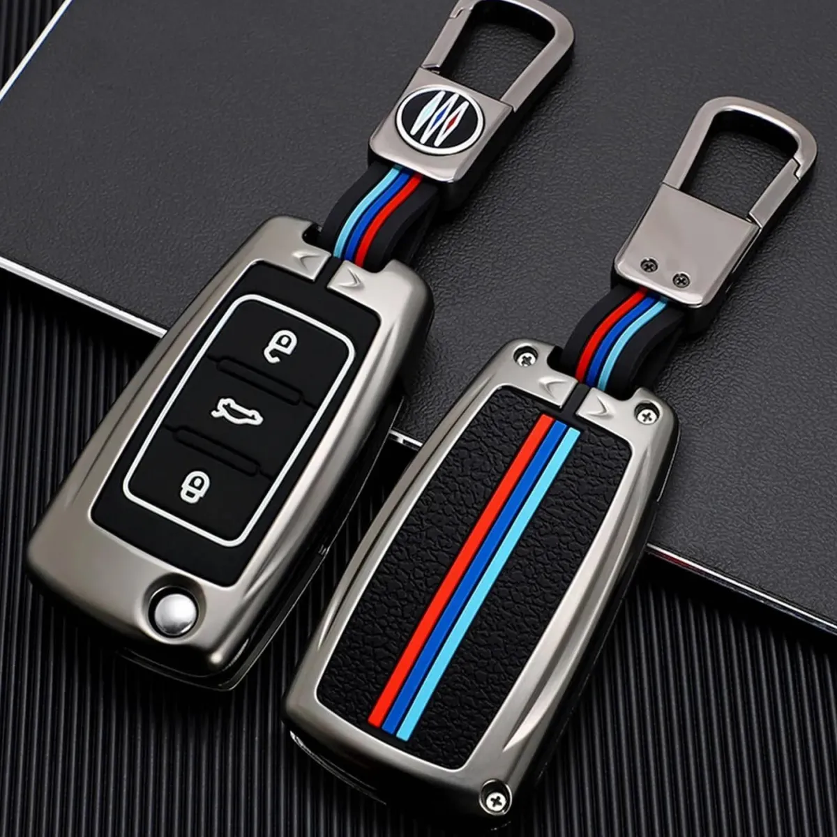 Best Metalen Sleutelhoesje VW - Skoda - Seat - Cupra A3 Autosleutelhoesjes