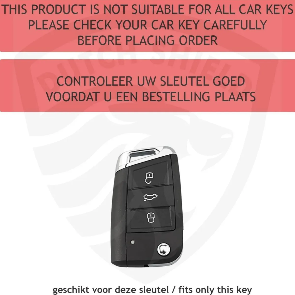 Discount Metalen Sleutelhoesje VW - Skoda - Seat - Cupra B3 Autosleutelhoesjes