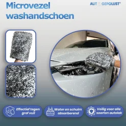 Hot Microvezel Autowashandschoen Zwart Auto Wassen