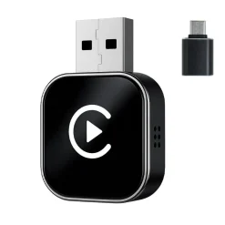 Hot Mini 2-in-1 CarPlay & Android Auto Dongle Draadloze Ontvangers