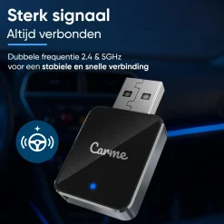 Mini 2-in-1 CarPlay & Android Auto Dongle V2 Draadloze Ontvangers