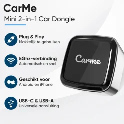 Sale Mini 2-in-1 CarPlay & Android Auto Dongle V3 Draadloze Ontvangers