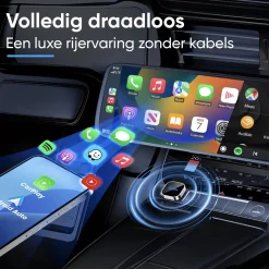 Sale Mini 2-in-1 CarPlay & Android Auto Dongle V3 Draadloze Ontvangers