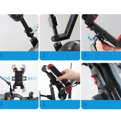 Online Motor Houder - tot 7 inch Telefoon & Tablethouders