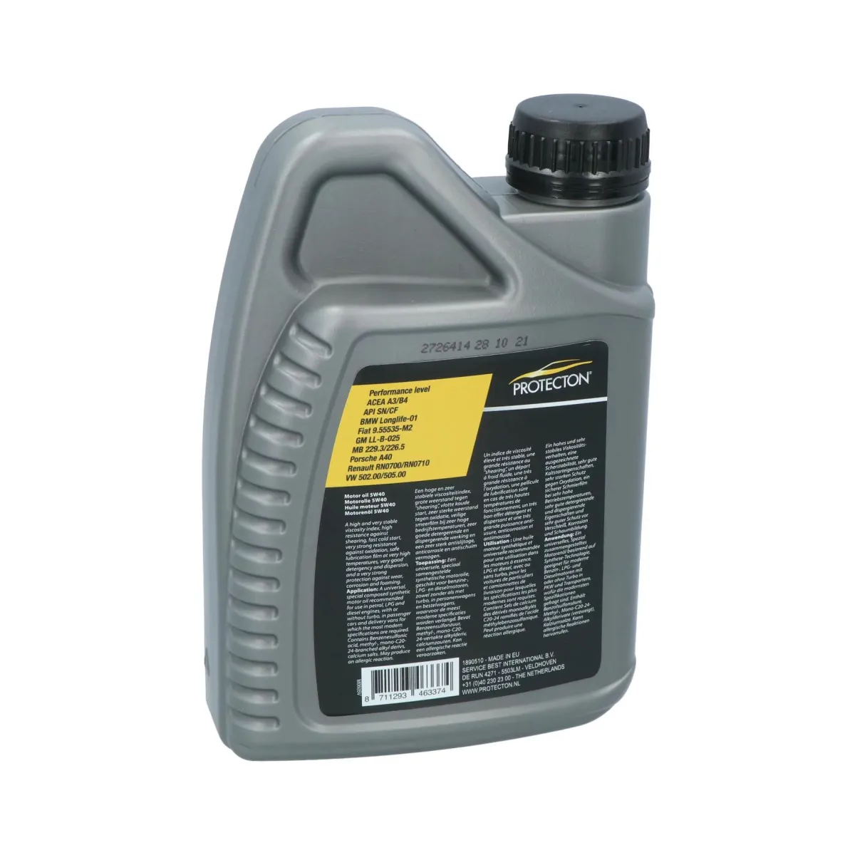 Sale Motorolie Synthetisch 5W-40 A3/B4 1 Oliën & Vloeistoffen