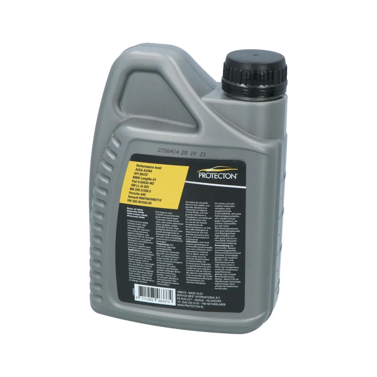 Sale Motorolie Synthetisch 5W-40 A3/B4 1 Oliën & Vloeistoffen