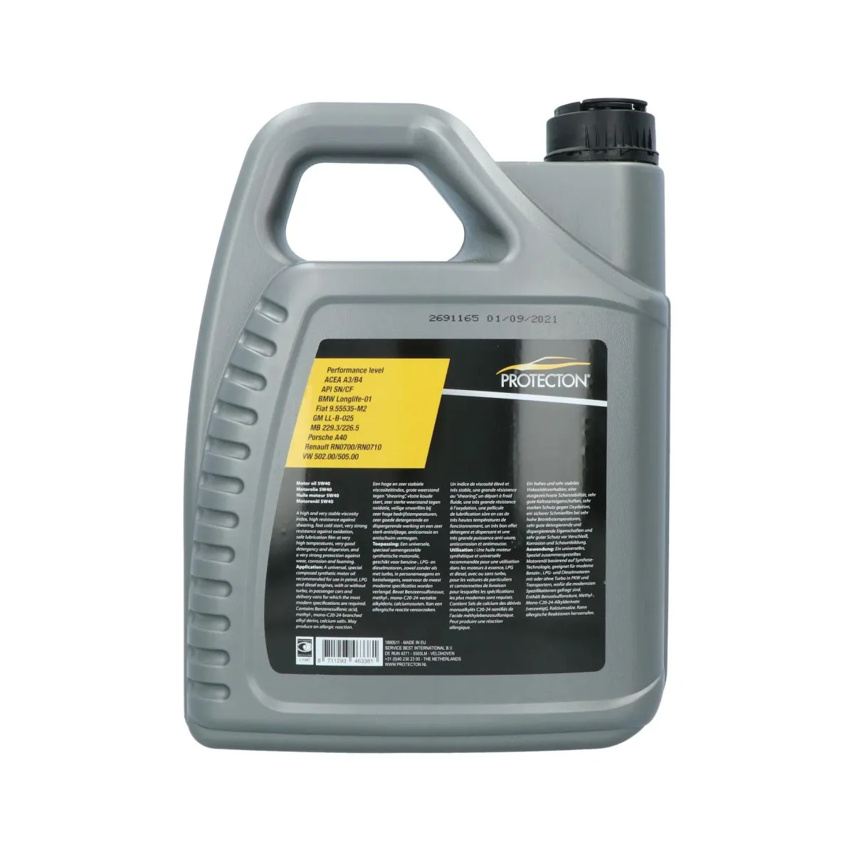 Outlet Motorolie Synthetisch 5W-40 A3/B4 5 Oliën & Vloeistoffen