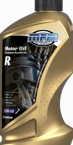 New Motorolie 10w60 sport premium synthetic | 1 Oliën & Vloeistoffen