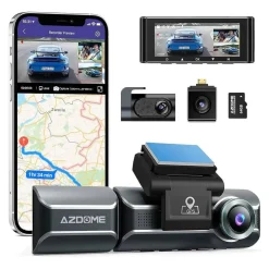 Online M550 Pro 3CH 4K Wifi GPS 64gb dashcam Dashcams