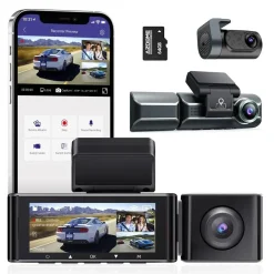 Online M550 Pro 3CH 4K Wifi GPS 64gb dashcam Dashcams