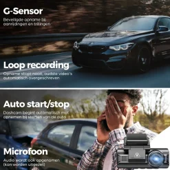 Clearance M770 Pro 2CH 4K Wifi GPS 64gb dashcam Dashcams