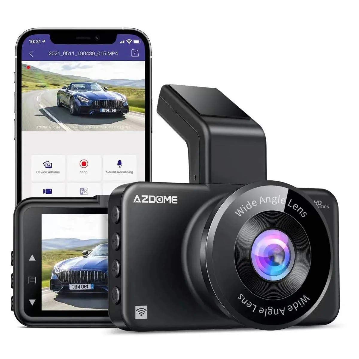 New M17 Pro Wifi 1CH Full HD dashcam Dashcams