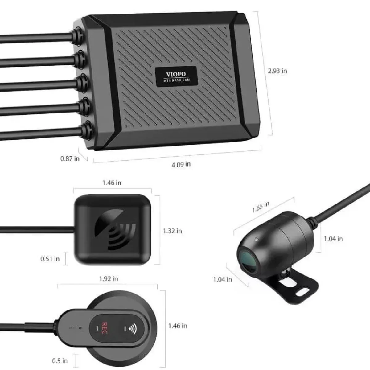MT1 2CH Dual Wifi GPS 32gb motor dashcam Dashcams