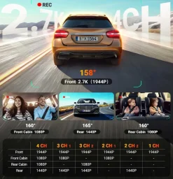 Sale N5S Cloud 2K 4CH Wifi GPS dashcam Dashcams