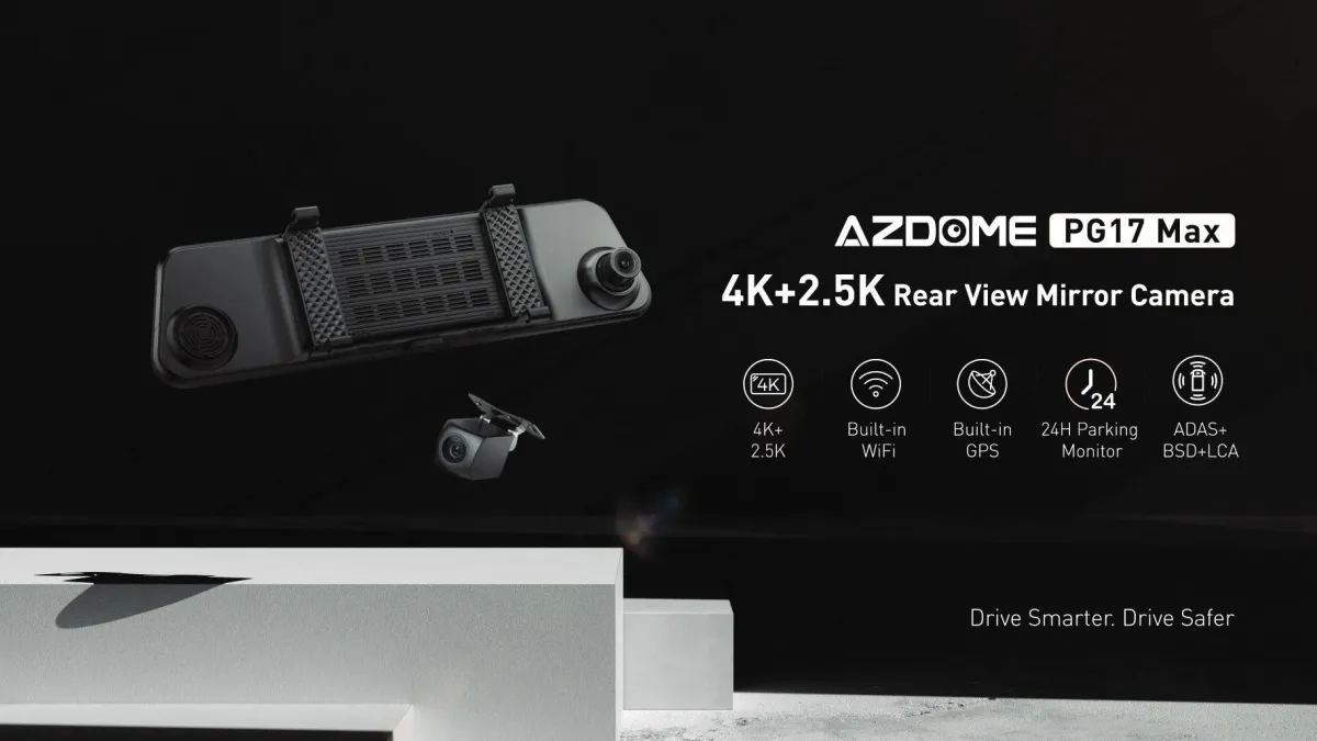 Sale PG17 Max 4K 2CH Wifi GPS 64gb dashcam Dashcams