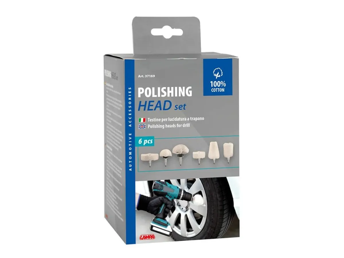 Sale Polijstkoppen voor boormachines - set van 6 Auto Polijsten