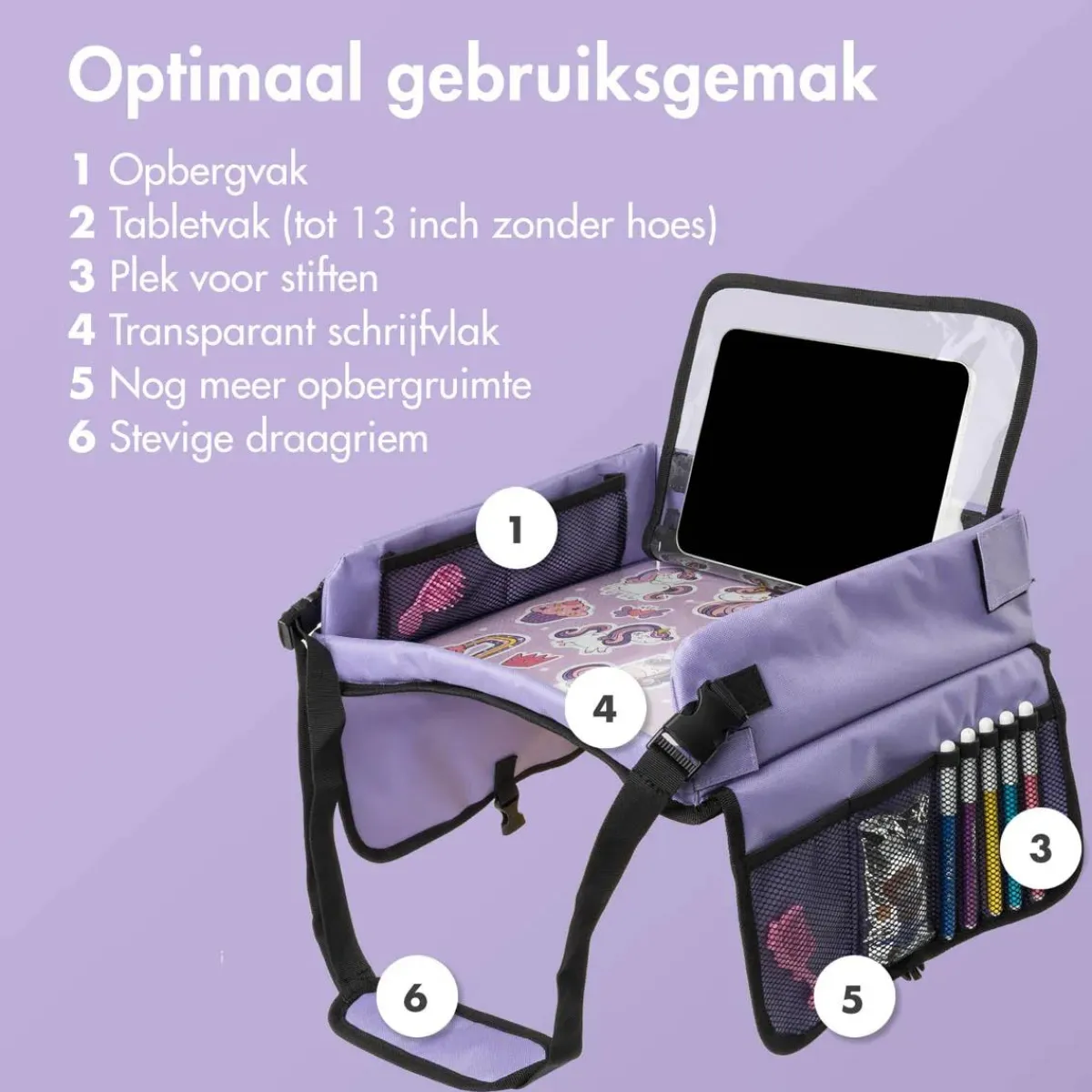 Outlet Reistafel met Tablethouder Organizers
