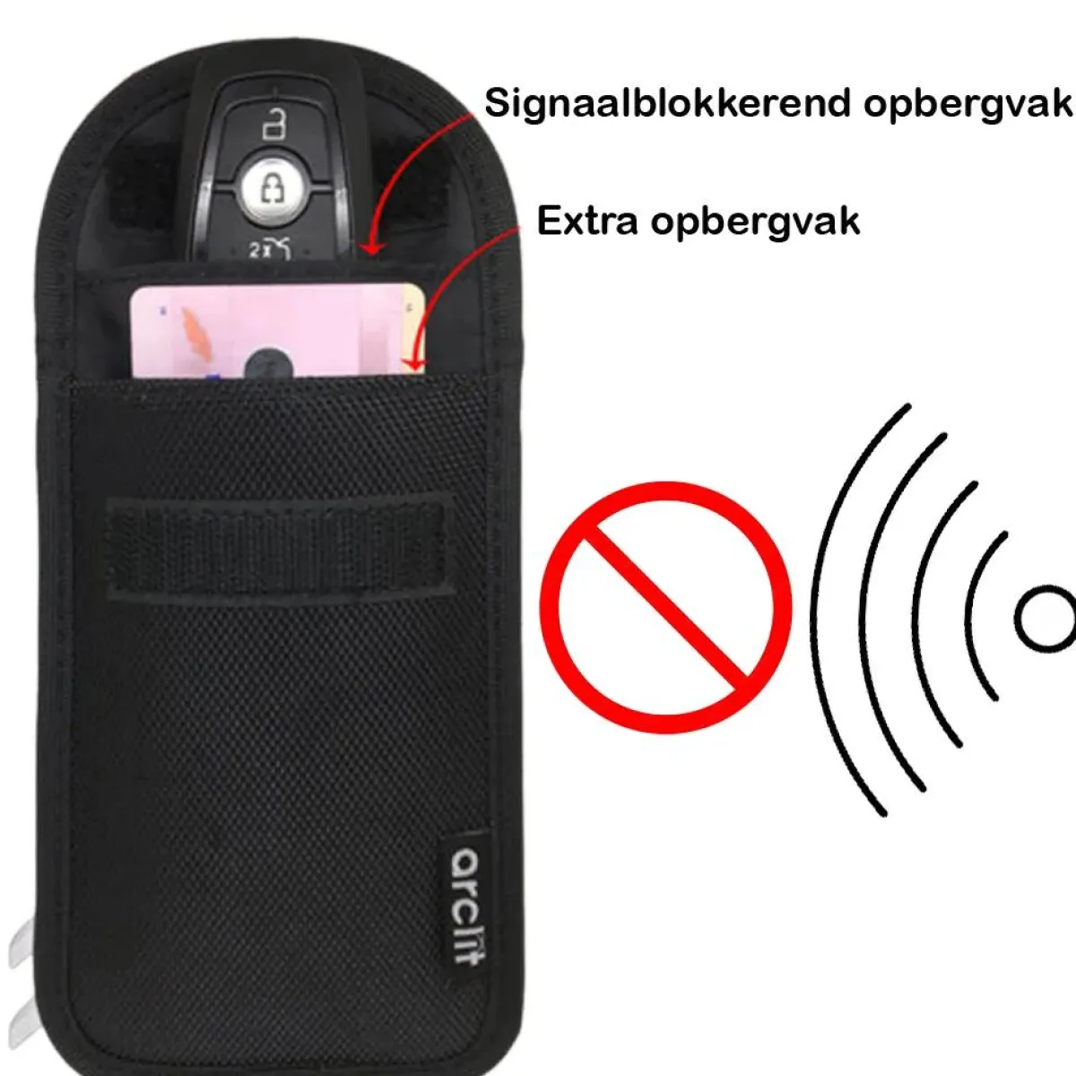 Best RFID Anti-Diefstal autosleutelhoes M Autosleutelhoesjes