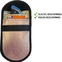 Outlet RFID Autosleutel hoesje - Anti-Skim roze Autosleutelhoesjes