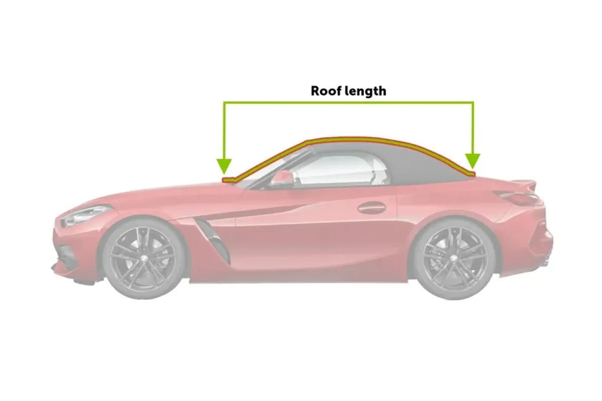 Online ROOF auto dakhoes - Maat M Autohoezen