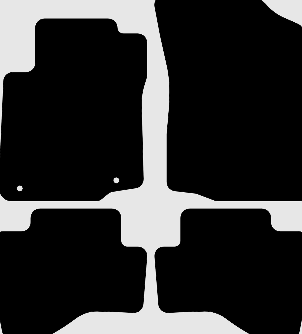 Rubber Automatten voor Citroën C1 (2009-2014) Automatten