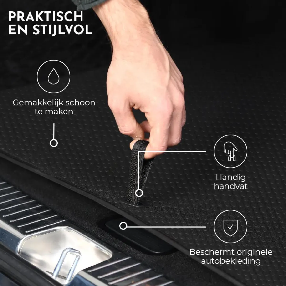 Hot Rubber Kofferbakmat voor Volkswagen Tiguan Automatten