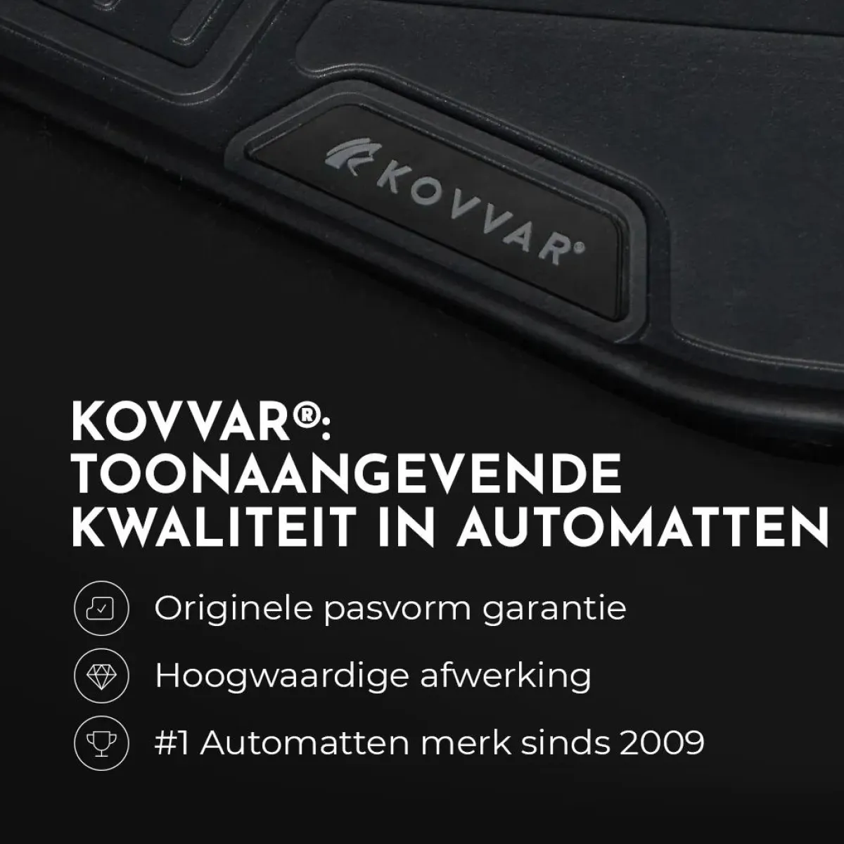 New Rubber Kofferbakmat voor Volkswagen Touran Automatten