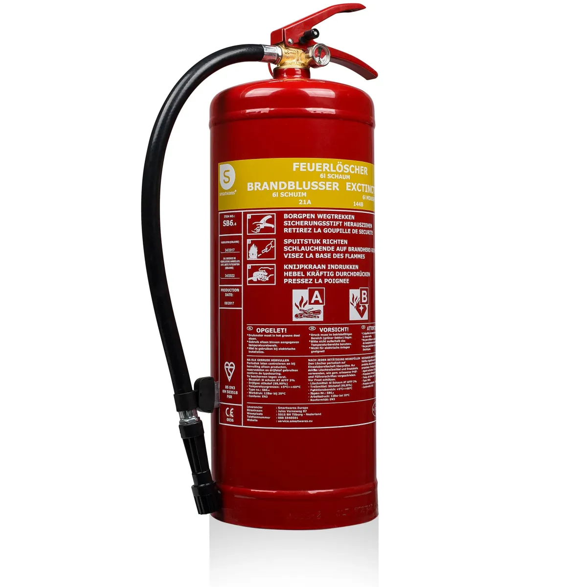 Hot SB6 Brandblusser – 6L Griekenland|Turkije