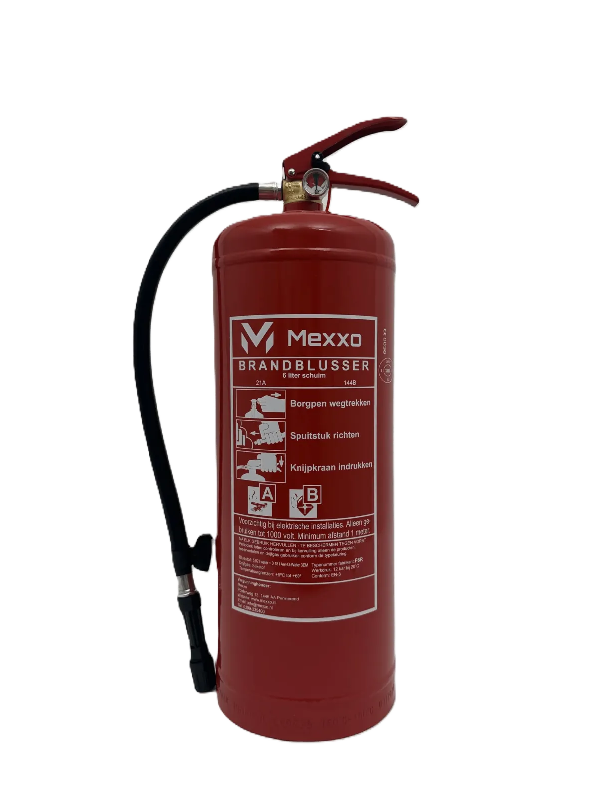 Outlet Schuimblusser 6 liter AB Griekenland|Turkije