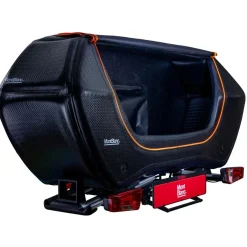 Clearance Senja trekhaakkoffer 300 liter+Sarek fietsendrager Trekhaakkoffers