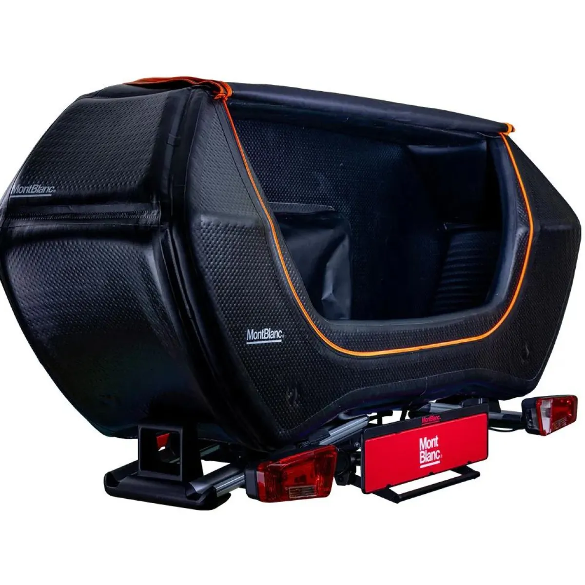 Clearance Senja trekhaakkoffer 300 liter+Sarek fietsendrager Trekhaakkoffers