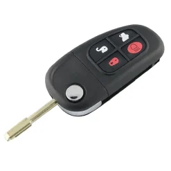 Discount Sleutelbehuizing 4 knops geschikt voor Jaguar Autosleutelhoesjes