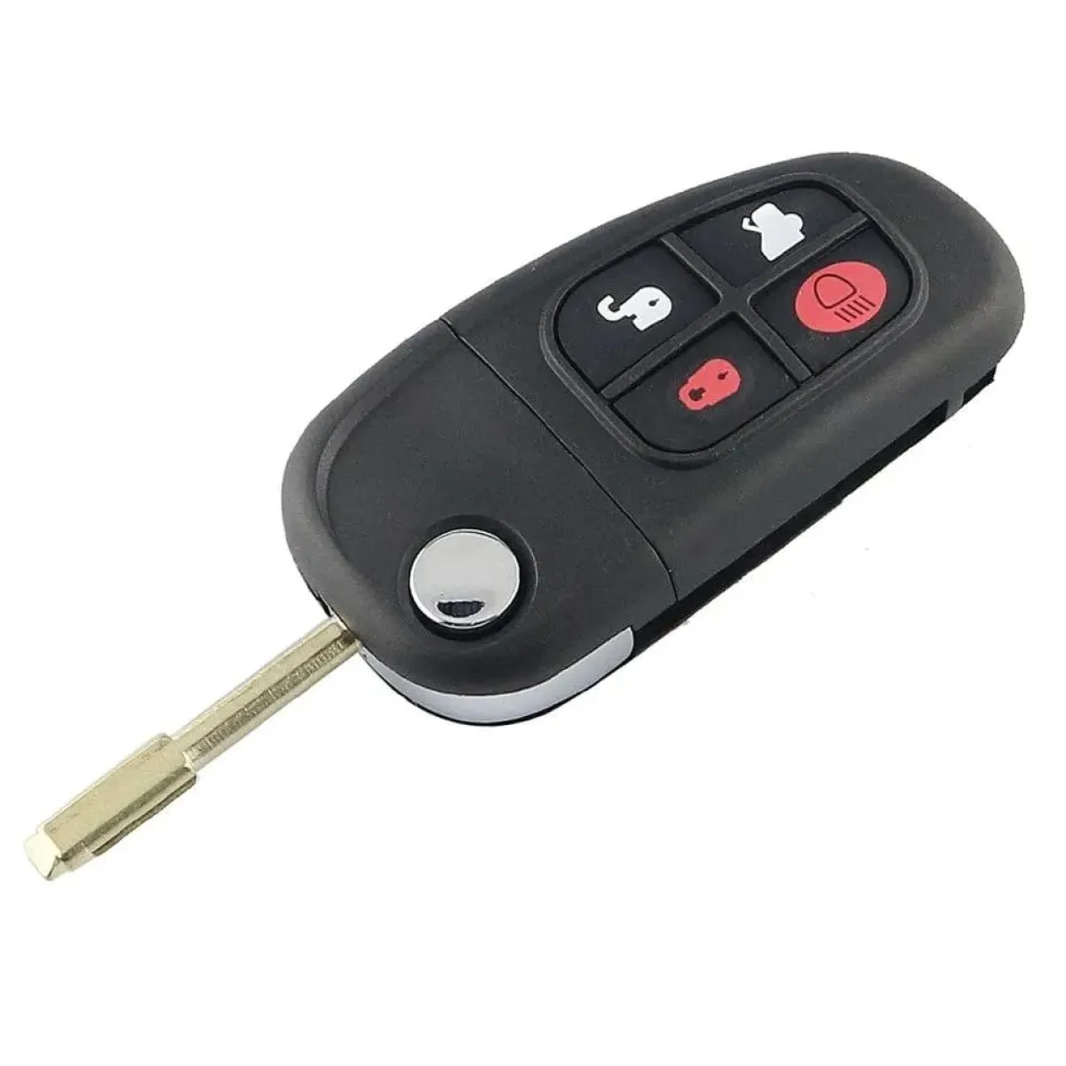 Discount Sleutelbehuizing 4 knops geschikt voor Jaguar Autosleutelhoesjes