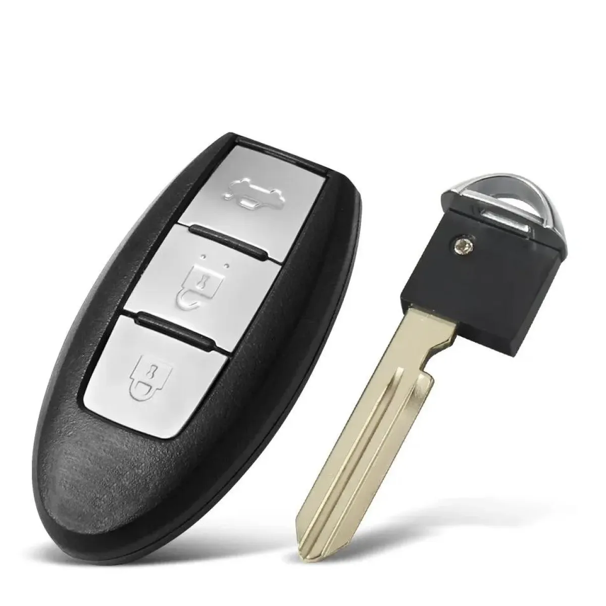 Hot Sleutelbehuizing 3 knops geschikt voor Nissan Autosleutelhoesjes