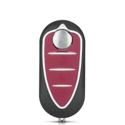 New Sleutelbehuizing 3 knops geschikt voor Alfa Romeo Autosleutelhoesjes