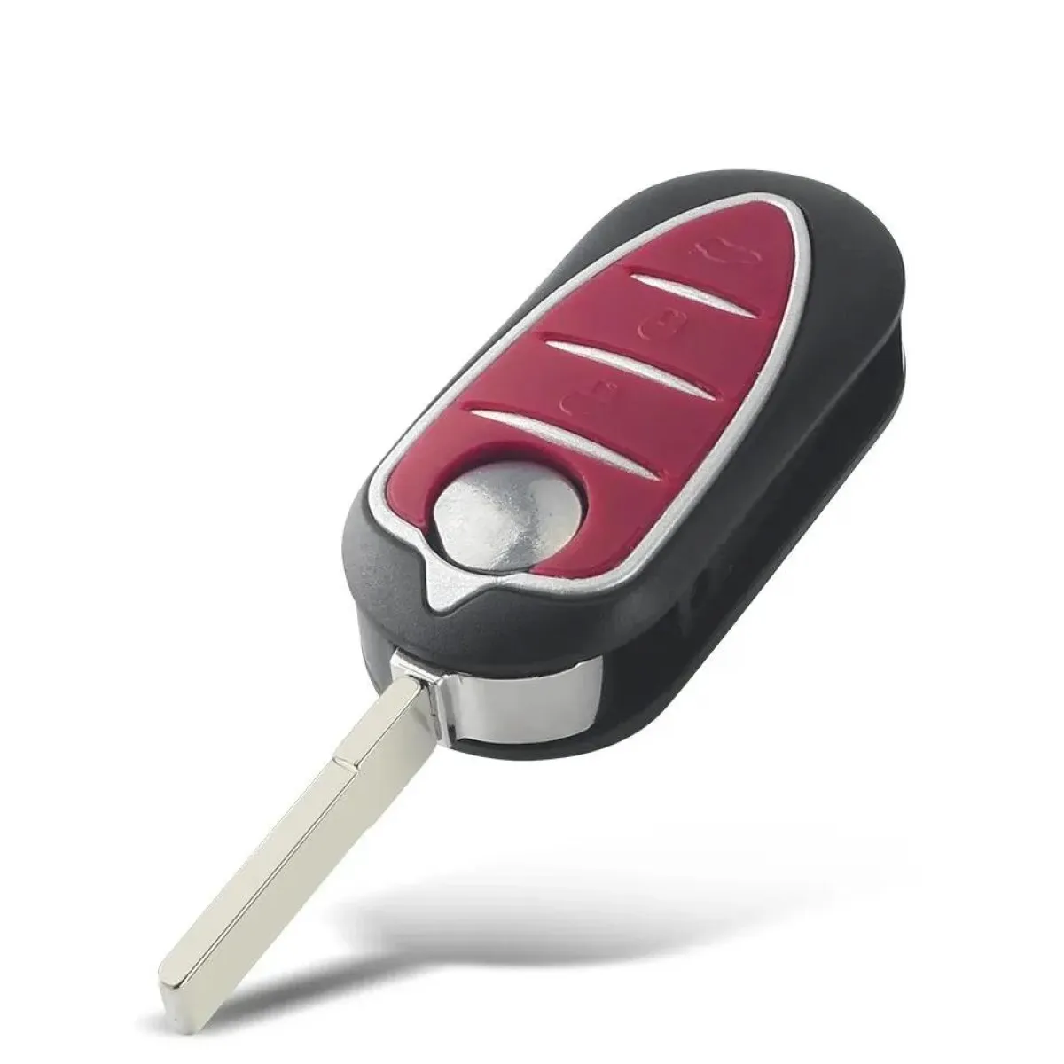 New Sleutelbehuizing 3 knops geschikt voor Alfa Romeo Autosleutelhoesjes