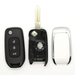 Best Sleutelbehuizing 3 knops geschikt voor Renault Autosleutelhoesjes