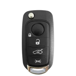 Sleutelbehuizing 4 knops geschikt voor Fiat Autosleutelhoesjes
