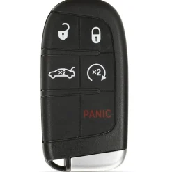 Online Sleutelbehuizing 5 knops geschikt voor Fiat Autosleutelhoesjes