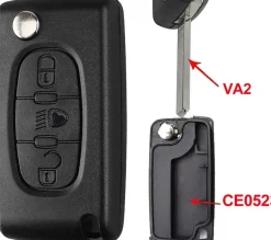 Outlet Sleutelbehuizing voor Citroen/Peugeot/Fiat Autosleutelhoesjes