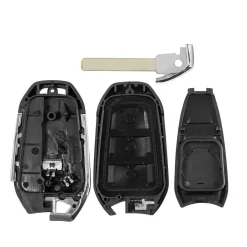 Outlet Smart key behuizing geschikt voor Peugeot/Citroen Autosleutelhoesjes